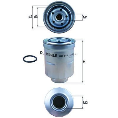 Filtre à carburant KC510D NAGARES