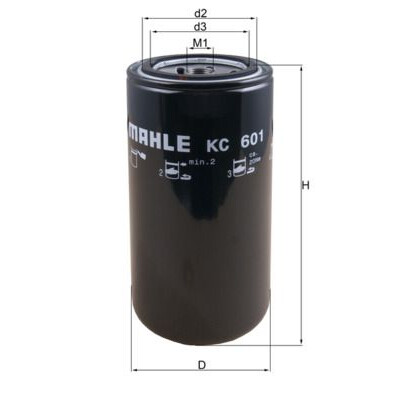 Filtre à carburant KC601 NAGARES