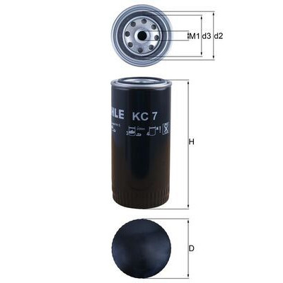 Filtre à carburant KC7 NAGARES