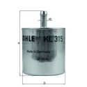 Filtre à carburant KL315 NAGARES