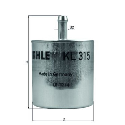 Filtre à carburant KL315 NAGARES