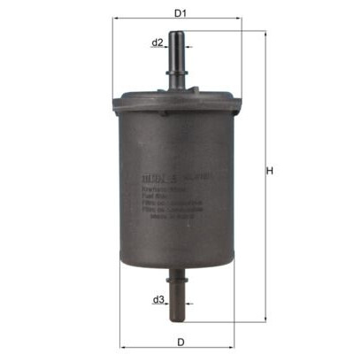 Filtre à carburant KL4161 NAGARES