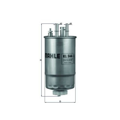 Filtre à carburant KL566 NAGARES