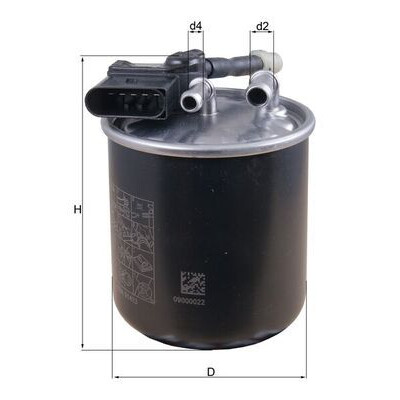 Filtre à carburant KL913 NAGARES