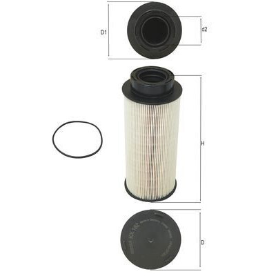Filtre à carburant KX182D NAGARES