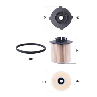 Filtre à carburant KX265D NAGARES