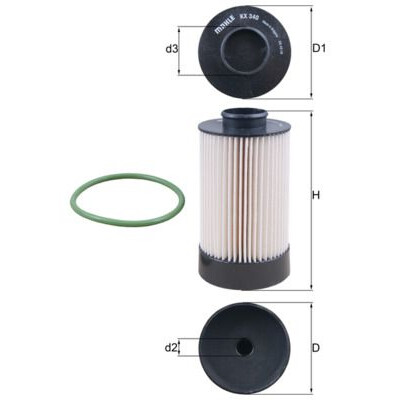 Filtre à carburant KX340D NAGARES