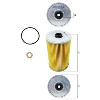 Filtre à carburant KX36D NAGARES