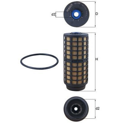 Filtre à carburant KX399D NAGARES