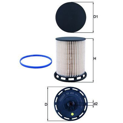Filtre à carburant KX493D NAGARES