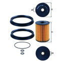 Filtre à carburant KX504D NAGARES