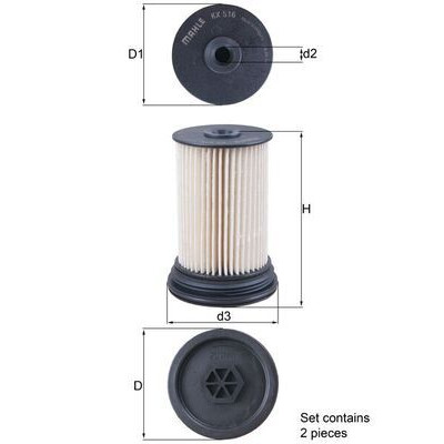 Filtre à carburant KX516S NAGARES