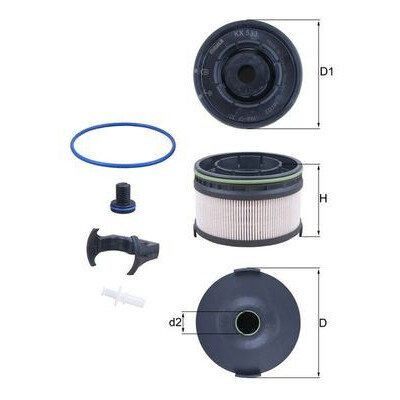 Filtre à carburant KX533KIT NAGARES
