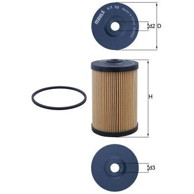 Filtre à carburant KX68D NAGARES