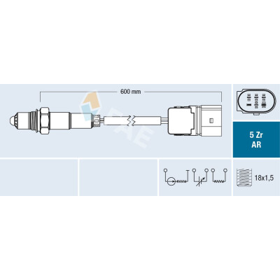 Sonde lambda 75013 FAE