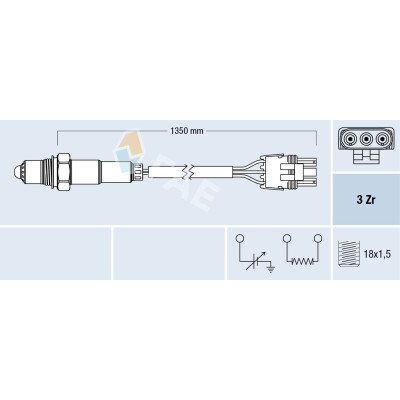 Sonde lambda 77120 FAE