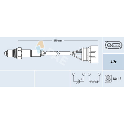 Sonde lambda 77133 FAE