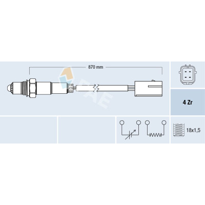 Sonde lambda 77214 FAE