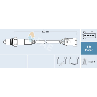 Sonde lambda 77234 FAE