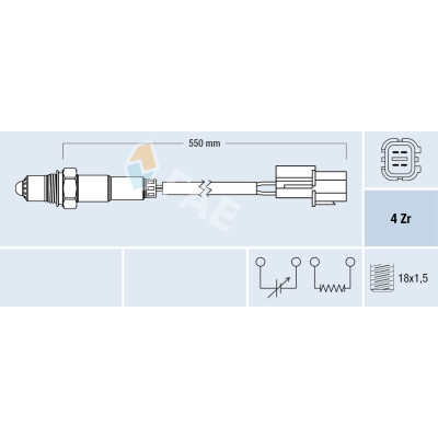 Sonde lambda 77347 FAE