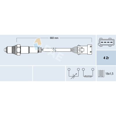 Sonde lambda 77384 FAE