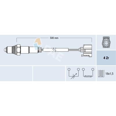 Sonde lambda 77501 FAE