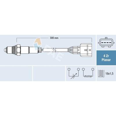 Sonde lambda 77522 FAE