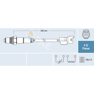 Sonde lambda 77548 FAE