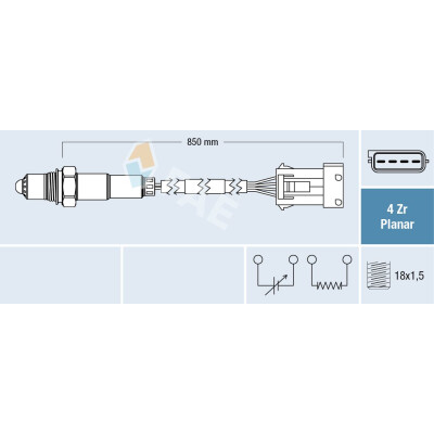 Sonde lambda 77623 FAE