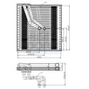 Évaporateur climatisation 997107 MEAT & DORIA