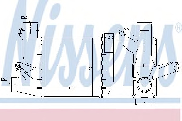 Radiador de aire de admisión