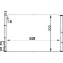 Condenseur, climatisation AC298000S NAGARES
