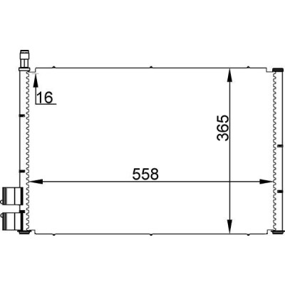 Condenseur, climatisation AC298000S NAGARES