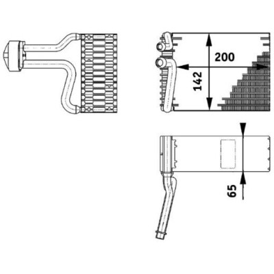 Évaporateur climatisation AE66000P NAGARES