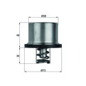 Thermostat, liquide de refroidissement THD179 NAGARES