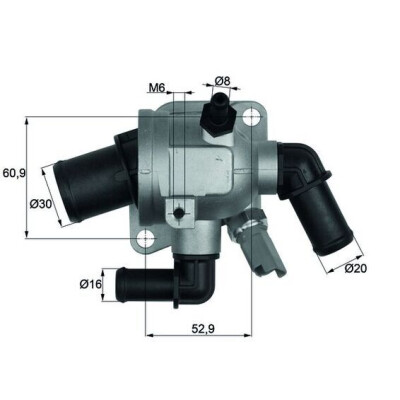Thermostat, liquide de refroidissement TI17388 NAGARES