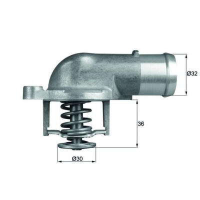 Thermostat, liquide de refroidissement TI21287D NAGARES