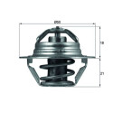 Thermostat, liquide de refroidissement TX10089D NAGARES