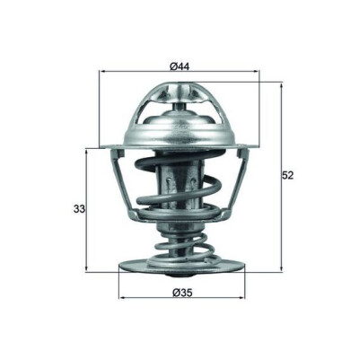 Thermostat, liquide de refroidissement TX17388D NAGARES