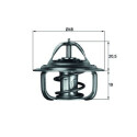 Thermostat, liquide de refroidissement TX187D NAGARES