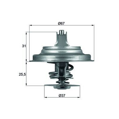 Thermostat, liquide de refroidissement TX2587D NAGARES