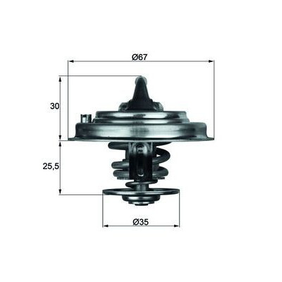 Thermostat, liquide de refroidissement TX3087D NAGARES