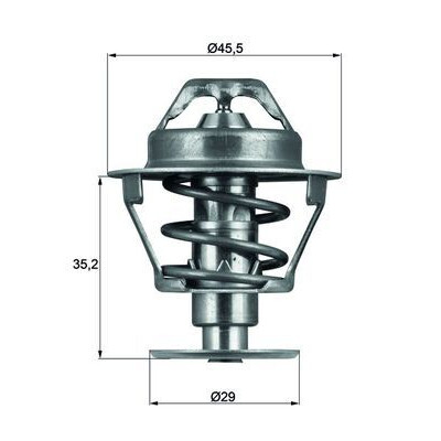 Thermostat, liquide de refroidissement TX8189D NAGARES
