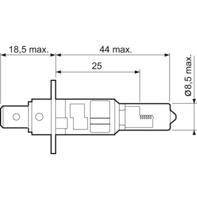 Ampoule, projecteur longue portée 032003 VALEO