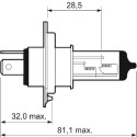Ampoule, projecteur longue portée 032007 VALEO