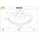Disque de frein 186163 VALEO