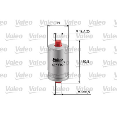 Filtre à carburant 587215 VALEO