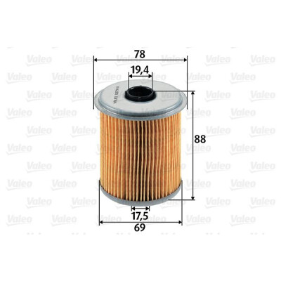 Filtre à carburant 587910 VALEO