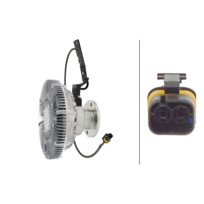 Embrayage, ventilateur de radiateur 8MV366440701 HELLA