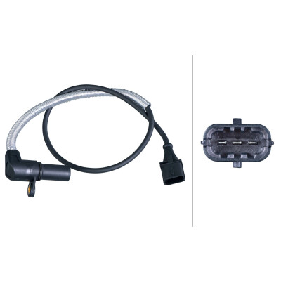 Capteur d'angle, vilebrequin 6PU358381821 HELLA